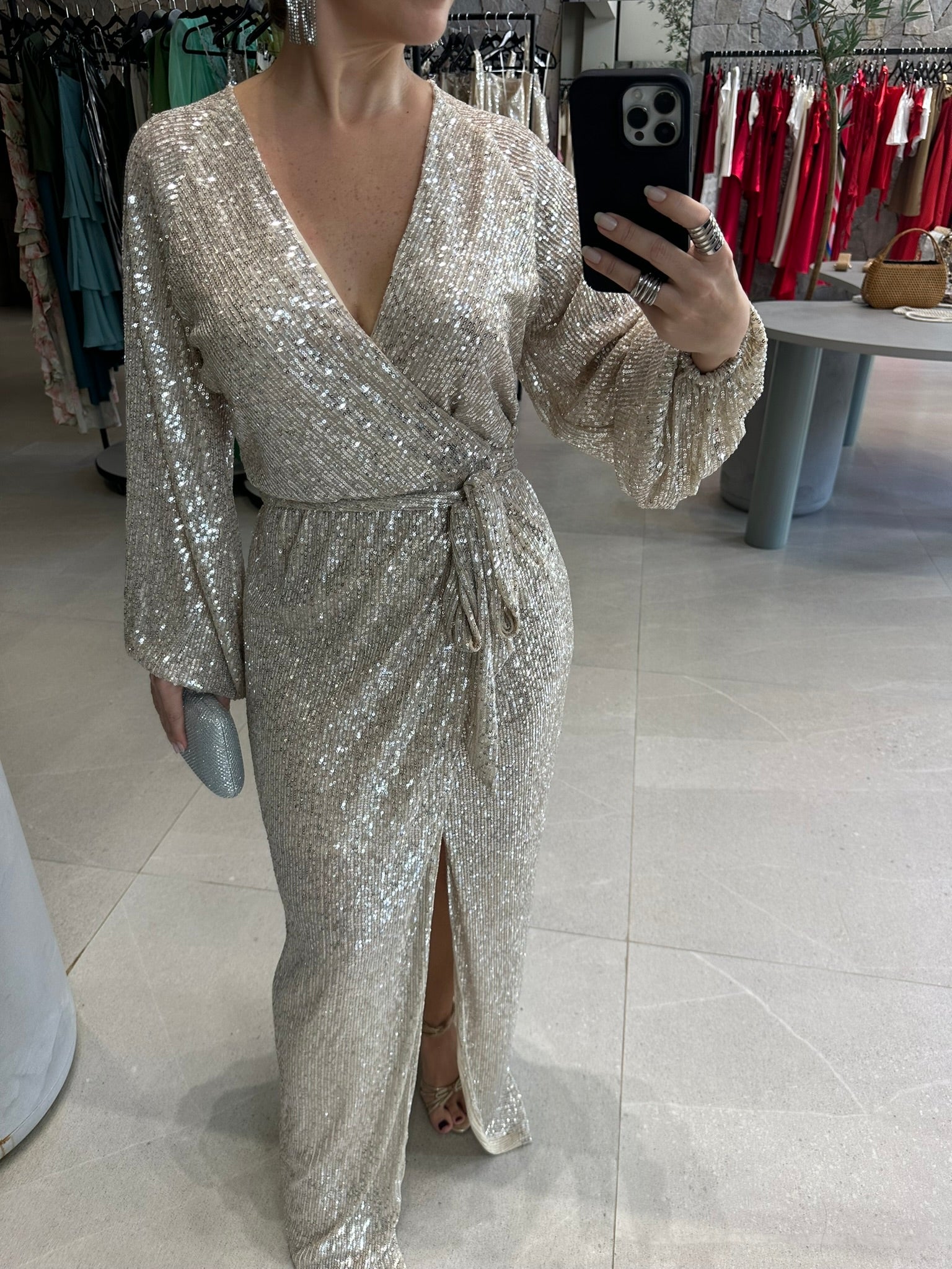 Vestido Paetês