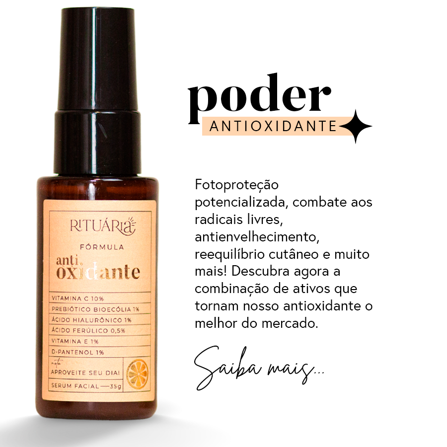 Fórmula Antioxidante (Sérum Antioxidante) com Vitamina C 10% | 35 g