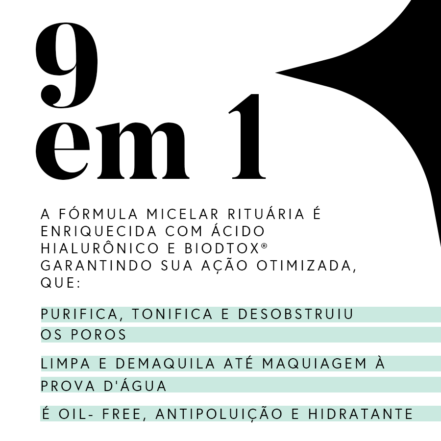 Fórmula Micelar 9 em 1 | 200 ml