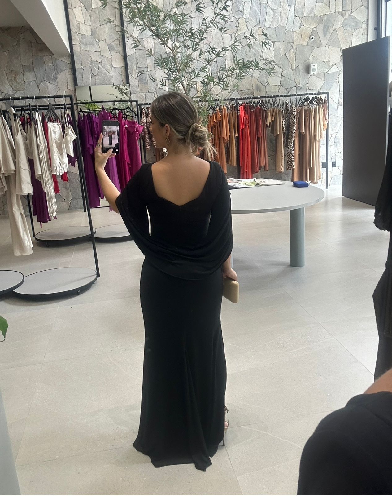 Vestido capa liso