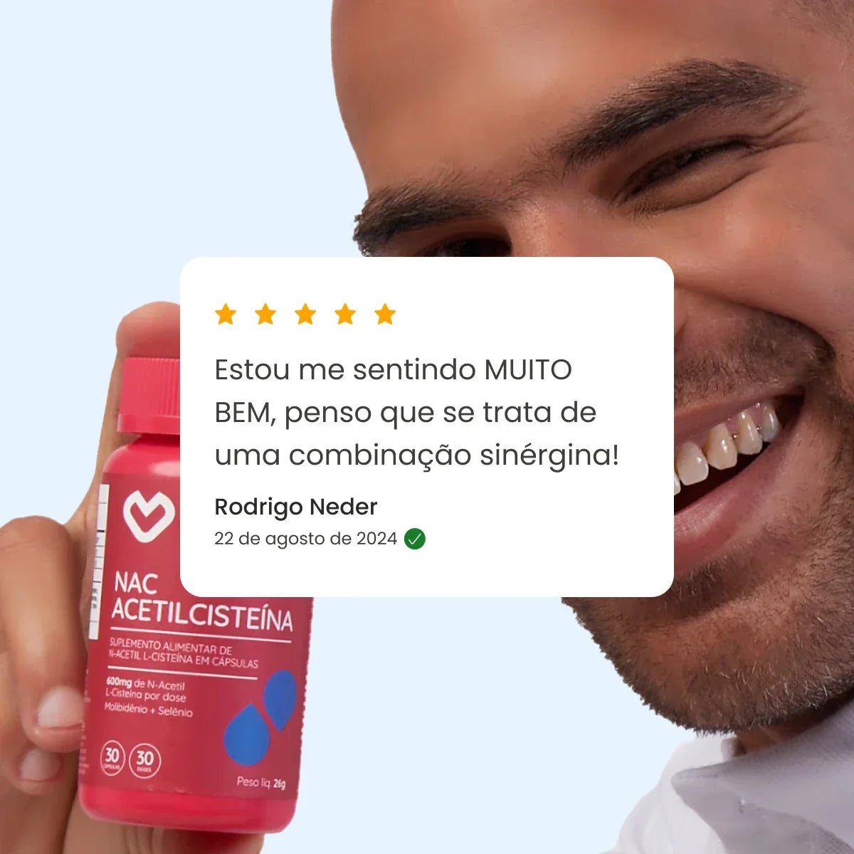 Kit Gustavo Borges (Vitamina C com Zinco e N Acetilcisteina com Selênio e Molibdênio)