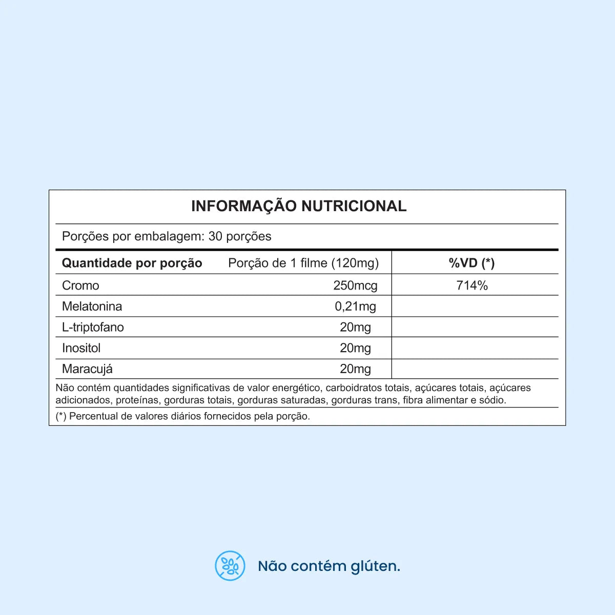 Melatonina Orodispersível Importada 0,21 mg 30 filmes com nanotecnologia