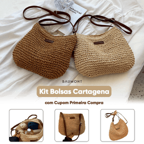 Bolsa Cartagena 2025® Fios de Ráfia