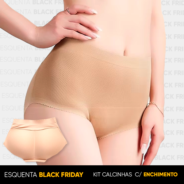 Kit Calcinhas com Enchimento