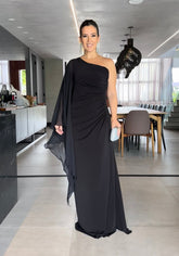 Vestido Capa Lateral