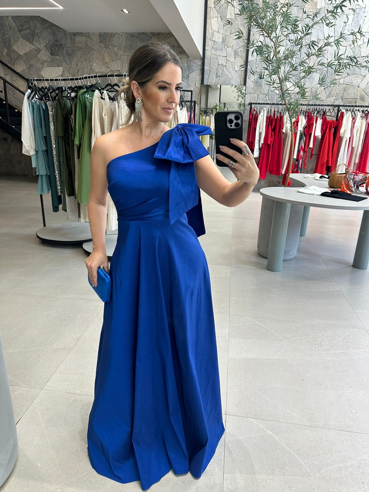 Vestido Ombro só Laço
