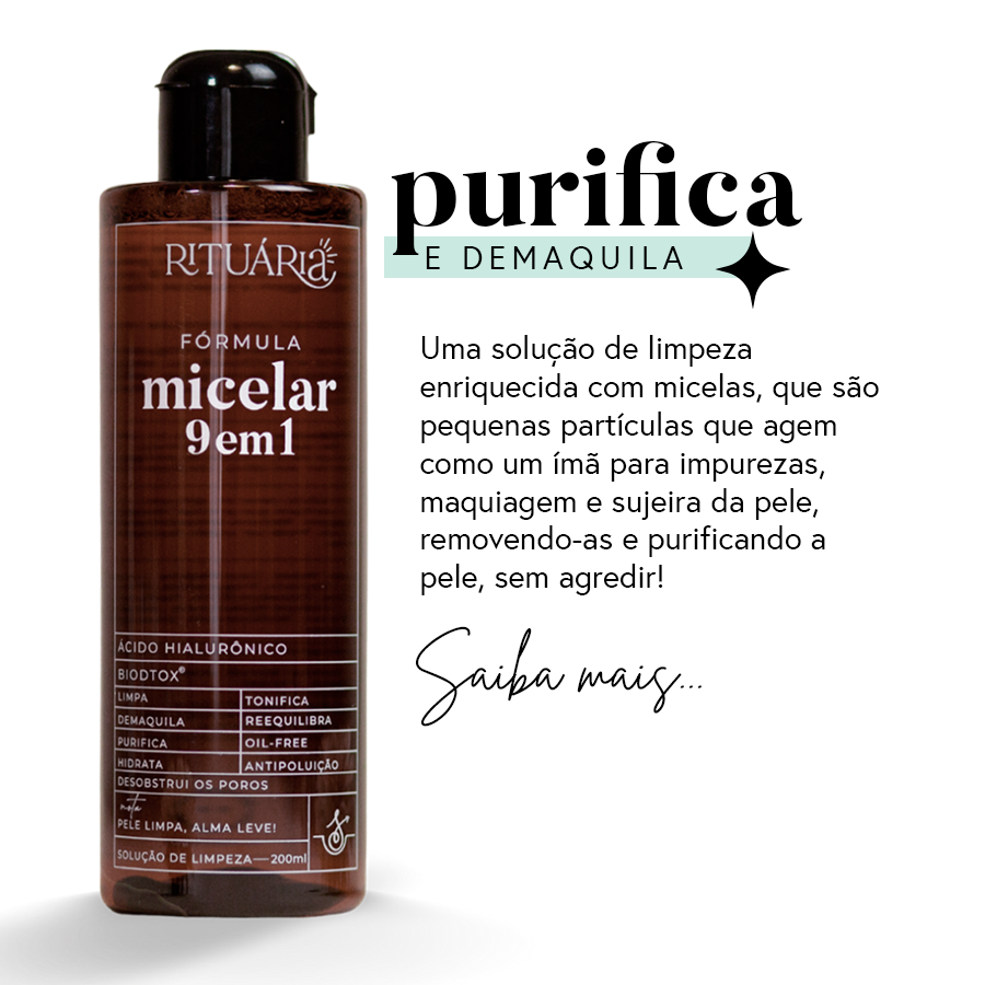 Fórmula Micelar 9 em 1 | 200 ml