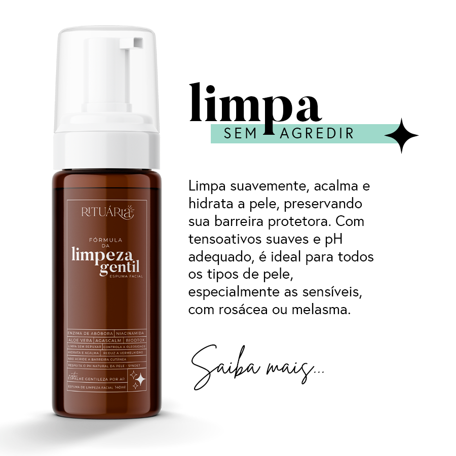 Fórmula da Limpeza Gentil | 140 ml