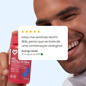 Kit Gustavo Borges (Vitamina C com Zinco e N Acetilcisteina com Selênio e Molibdênio)