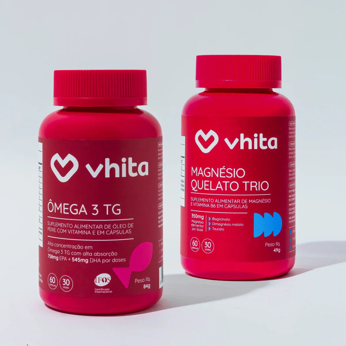Kit Ômega 3 TG e Magnésio Quelato Trio